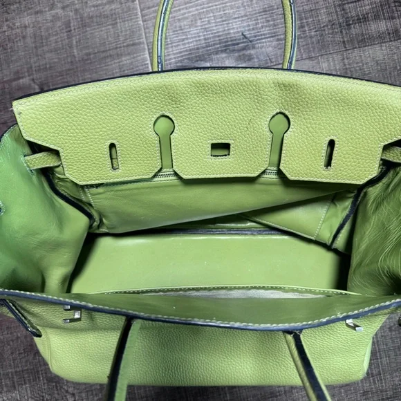Hermes Birkin Bag 35 Light Green - Picture 9 of 17